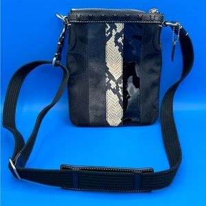 Coach Striped Python Crossbody